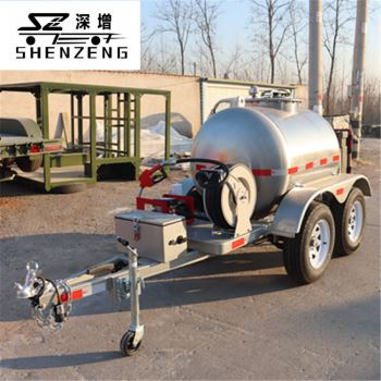 1噸不銹鋼油罐拖車